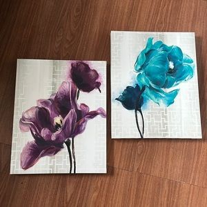 Flower wall canvas!